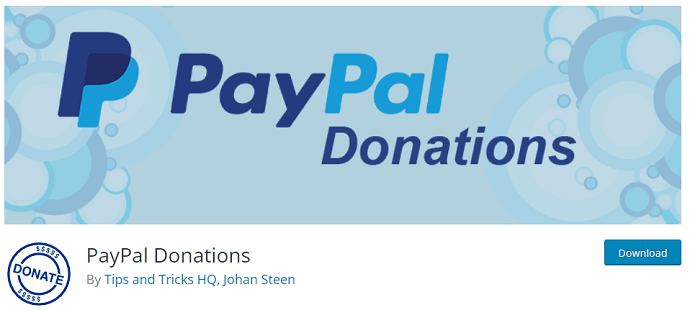 Method 2 Using PayPal Donations WordPress Plugin (Free)