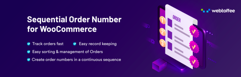 7. Sequential Order Numbers for WooCommerce