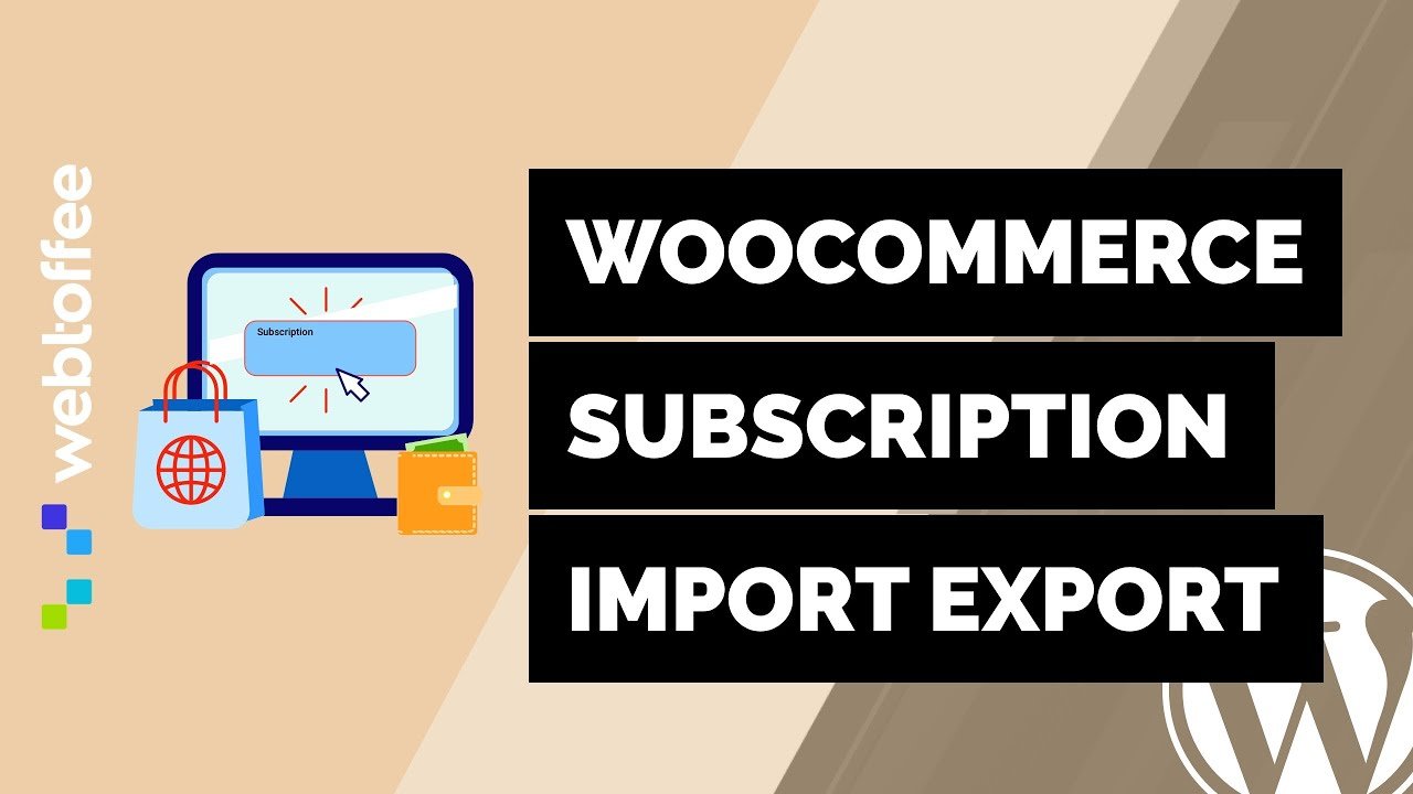 4. Subscriptions for WooCommerce - For Accept Recurring Payments