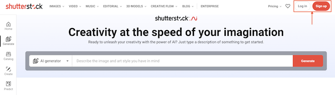 Shutterstock Sign Up