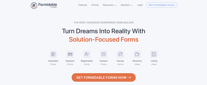 Formidable Forms Homepage