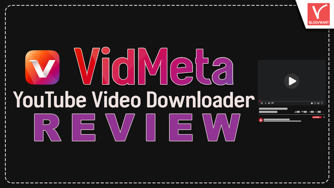 VidMeta YouTube Video Downloader