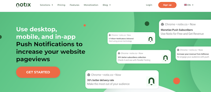 Notix Homepage